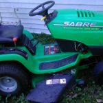 John Deere 1438GS 1438HS 1542HS 1742GS 1742HS and 2046HS Sabre Lawn Tractors Operator’s Manual Instant Download (pin.010001- 020001-) (Publication No.OMGX10782)