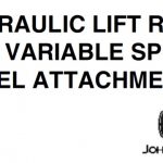 John Deere Hydraulic Lift Reel and Variable Speed Reel Attachments Operator’s Manual Instant Download (Publication No.OMH64924)