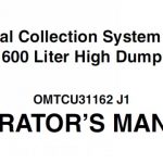 John Deere 600 Liter High Dump Material Collection System (MCS) Operator’s Manual Instant Download (PIN:150001-) (Publication No.OMTCU31162)
