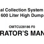 John Deere 600 Liter High Dump Material Collection System (MCS) Operator’s Manual Instant Download (PIN:010001-) (Publication No.OMTCU28186)