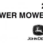 John Deere 20 Power Mower Operator’s Manual Instant Download (Publication No.OMH31954)