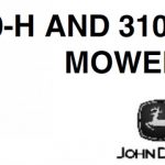 John Deere 310-H and 310-M Mowers Operator’s Manual Instant Download (Publication No.OMH61586)