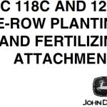 John Deere 112C 118C and 123C One-Row Planting and Fertilizing Attachments Operator’s Manual Instant Download (Publication No.OMB31753)
