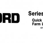 Ford Series 7412 Quick Attach Farm Loader Operator’s Manual Instant Download (Publication No.42741210)