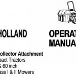 New Holland Grass Collector Attachment for Compact Tractors with 54 & 60 inch 914A Class I & II Mowers Operator’s Manual Instant Download (Publication No.42641233)