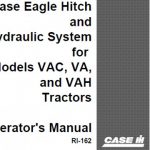 Case IH Eagle Hitch and Hydraulic System for VAC VA and VAH Tractors Operator’s Manual Instant Download (Publication No.RI-162)